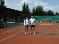 Melanie Hafner und Thorsten Stemmer beim Schaukampf